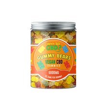 Load image into Gallery viewer, Why So CBD? 6000mg CBD Large Vegan Gummies - 11 Flavours
