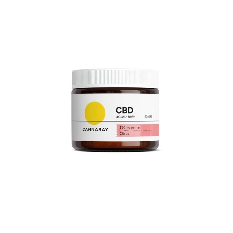 Cannaray CBD Muscle Balm 250mg - 60ml - Associated CBD