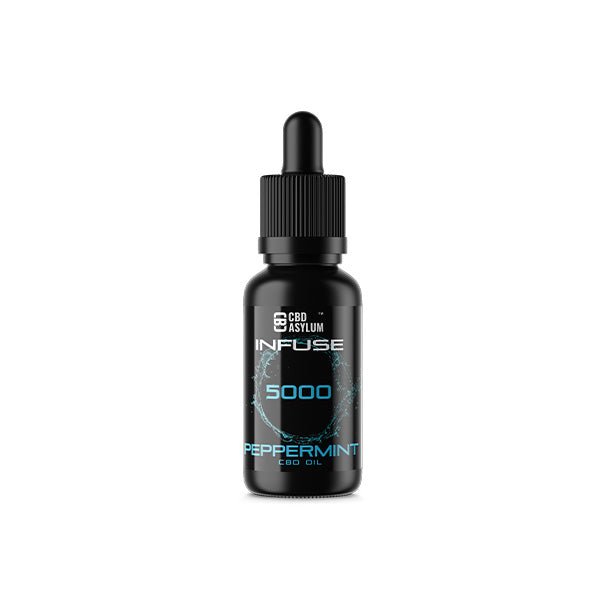 CBD Asylum Infuse 5000mg CBD Peppermint Oil - 30ml (BUY 1 GET 2 FREE) - Associated CBD