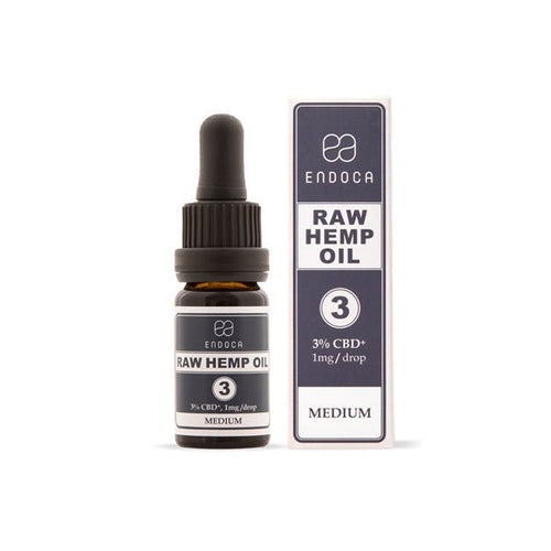 Endoca 300mg CBD+CBDa RAW Hemp Oil Drops 10ml - Associated CBD