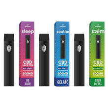 Load image into Gallery viewer, Hempthy 600mg CBD Disposable Vape Pen 600 Puffs - Associated CBD
