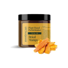 Load image into Gallery viewer, A jar with a black lid labeled &quot;Nootrocan 750mg Full Spectrum CBD Nootropic Dried Fruits&quot; showing a capacity of 300g. Next to the jar are several dried fruit slices. The label has a yellow background with black text, highlighting its nootropic benefits.
