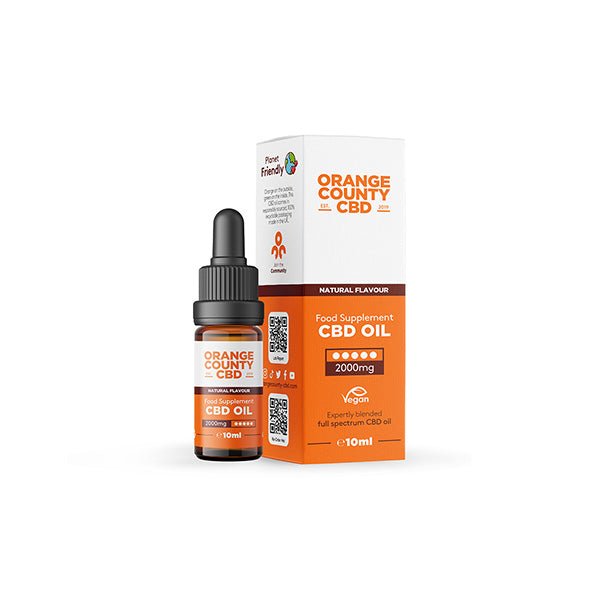 Orange County CBD 2000mg Full Spectrum CBD Oil - 10ml - Associated CBD