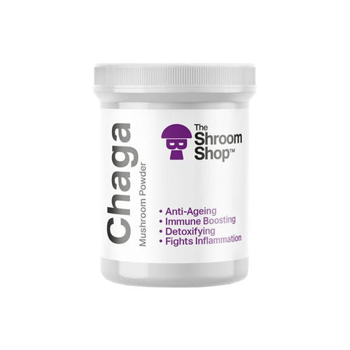 The Shroom Shop Chaga Mushroom 90000mg Powder - Associated CBD