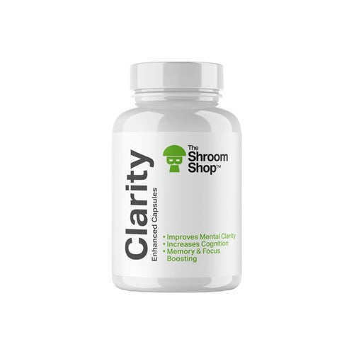 The Shroom Shop Enhanced Clarity 67500mg Capsules - 90 Caps - Associated CBD