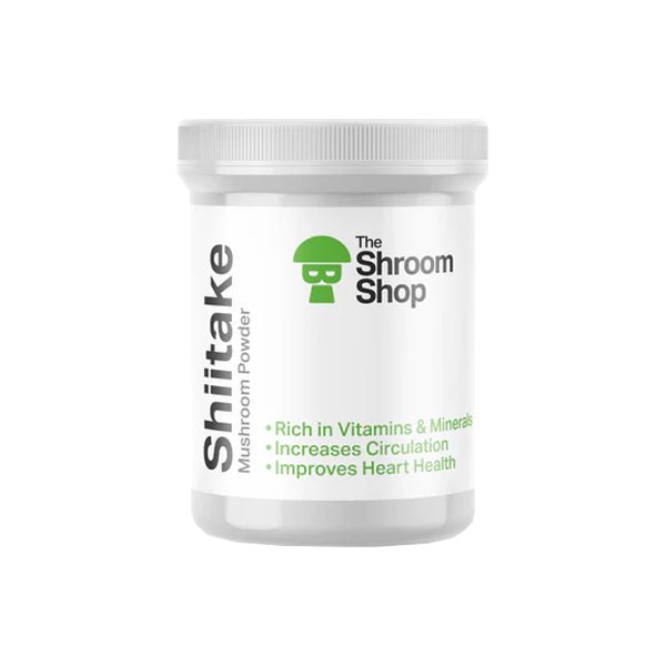 The Shroom Shop Shiitake Mushroom 90000mg Powder - Associated CBD