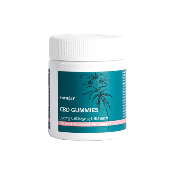 Voyager 750mg CBD Gummies - 30 Pieces - Associated CBD