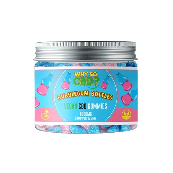 Why So CBD? 1000mg CBD Small Vegan Gummies - 11 Flavours - Associated CBD